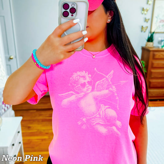 Halftone Valentine’s Day Comfort Color Graphic Tee