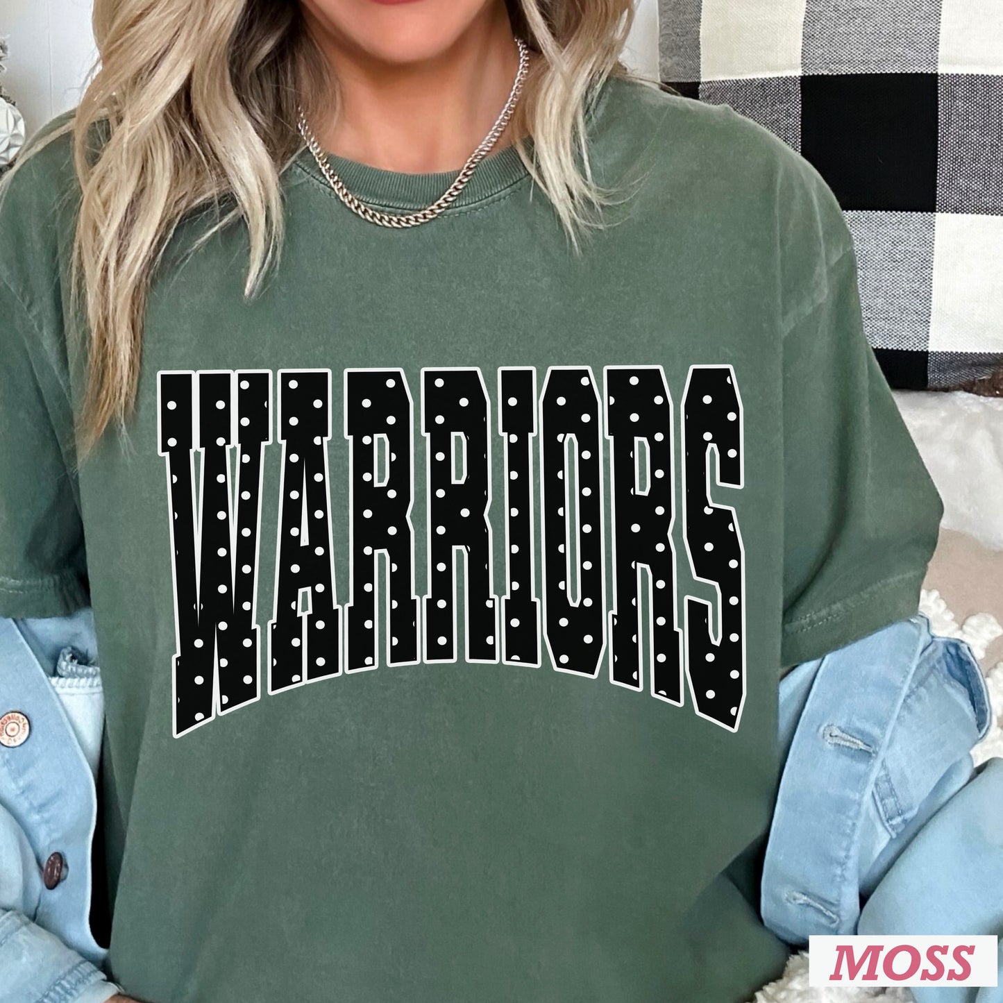 Warriors Comfort Color Graphic Tee
