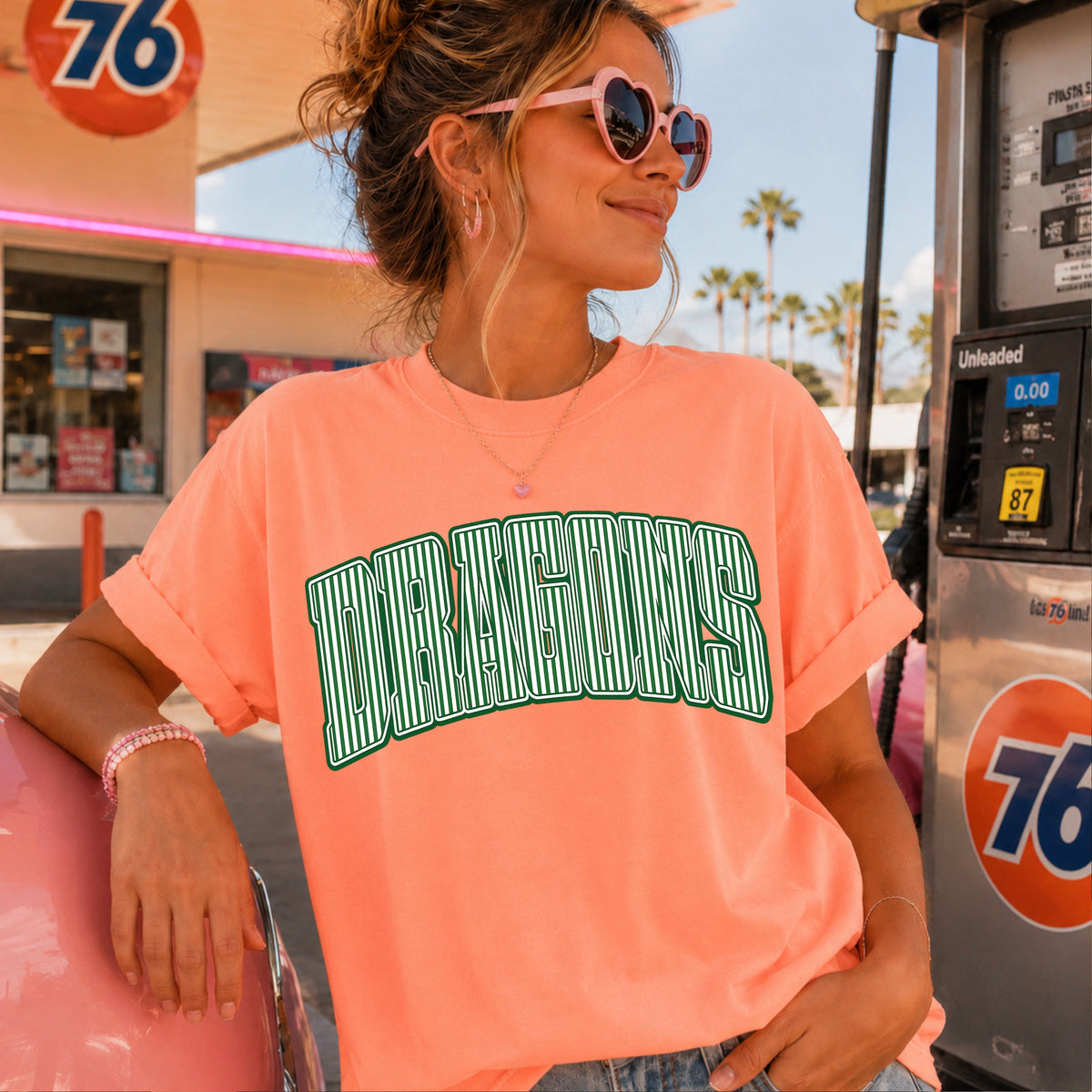 Dragons Comfort Color Graphic Tee