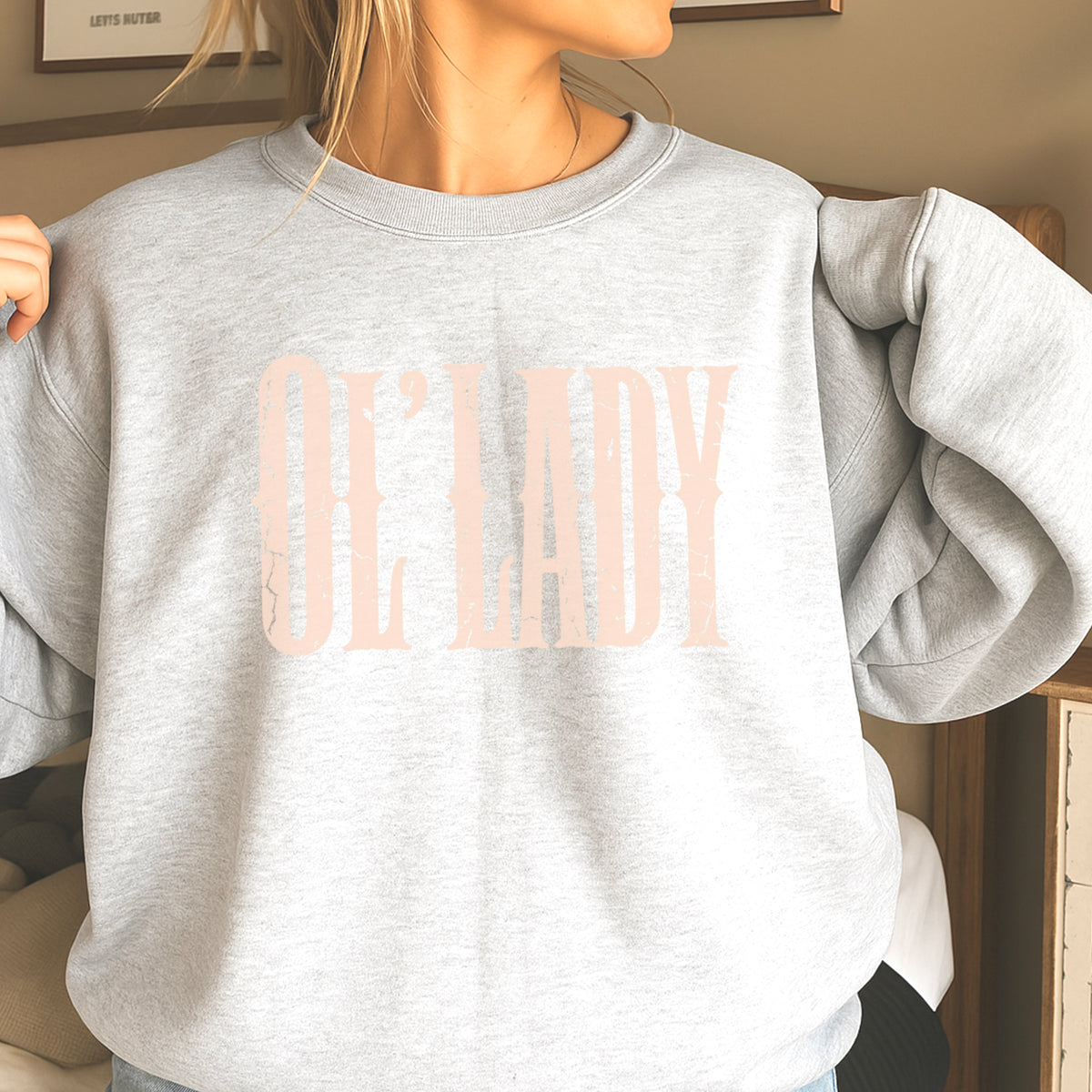 Ol’ Lady Crewneck Sweatshirt