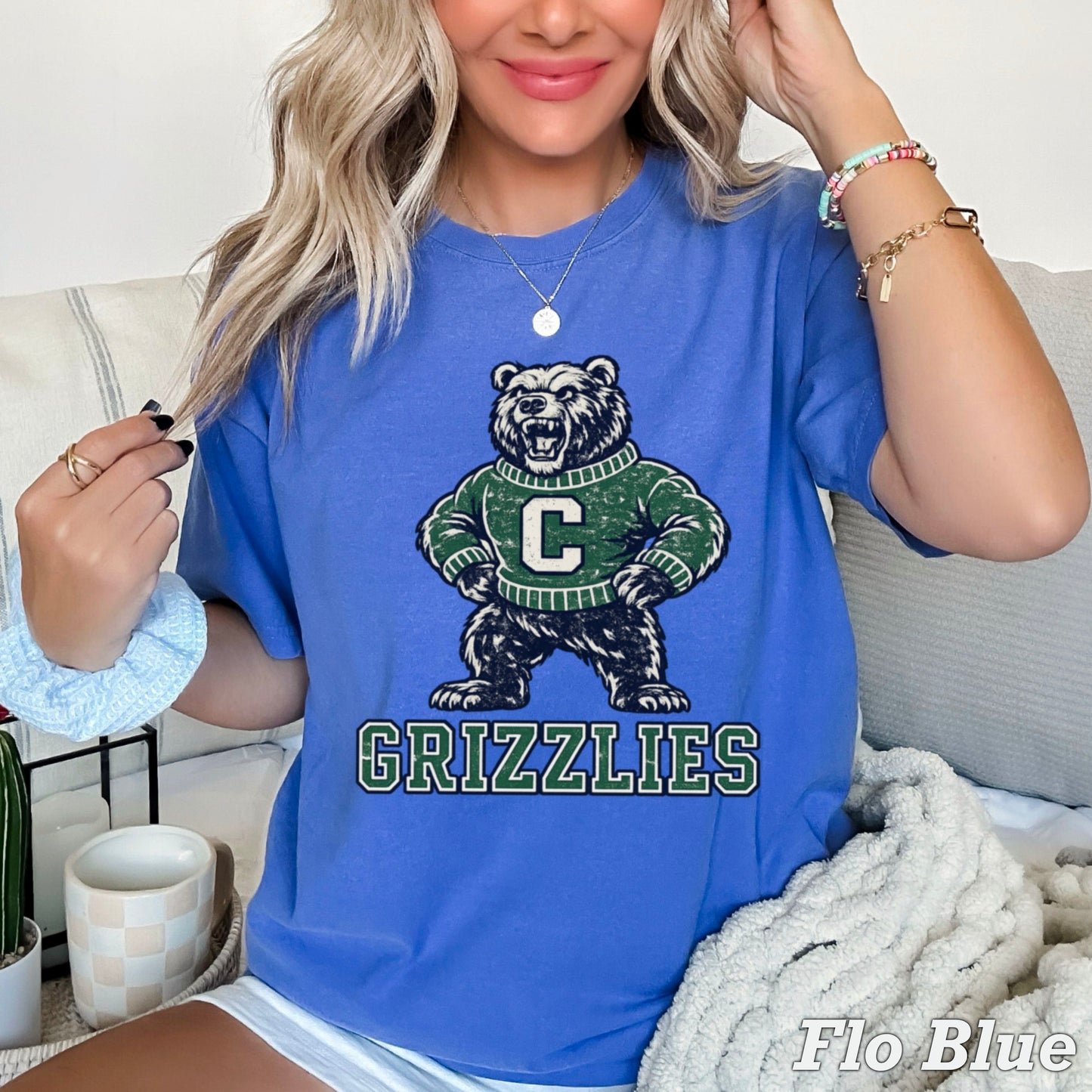 Grizzlies Comfort Color Graphic Tee