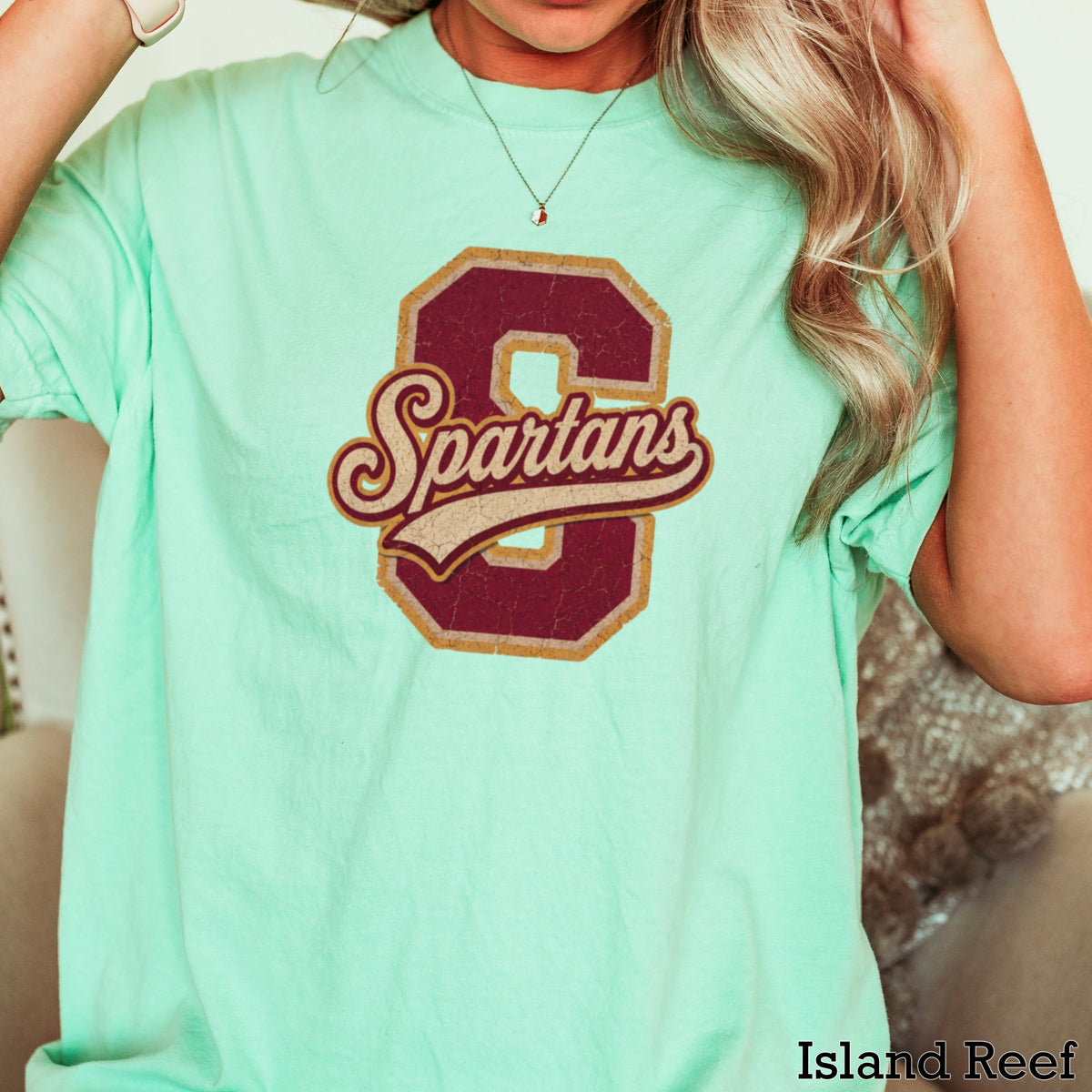 Spartans Comfort Color Graphic Tee