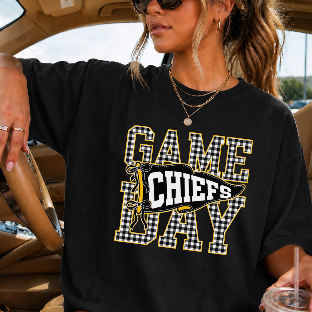 Chiefs Comfort Color Graphic Tee