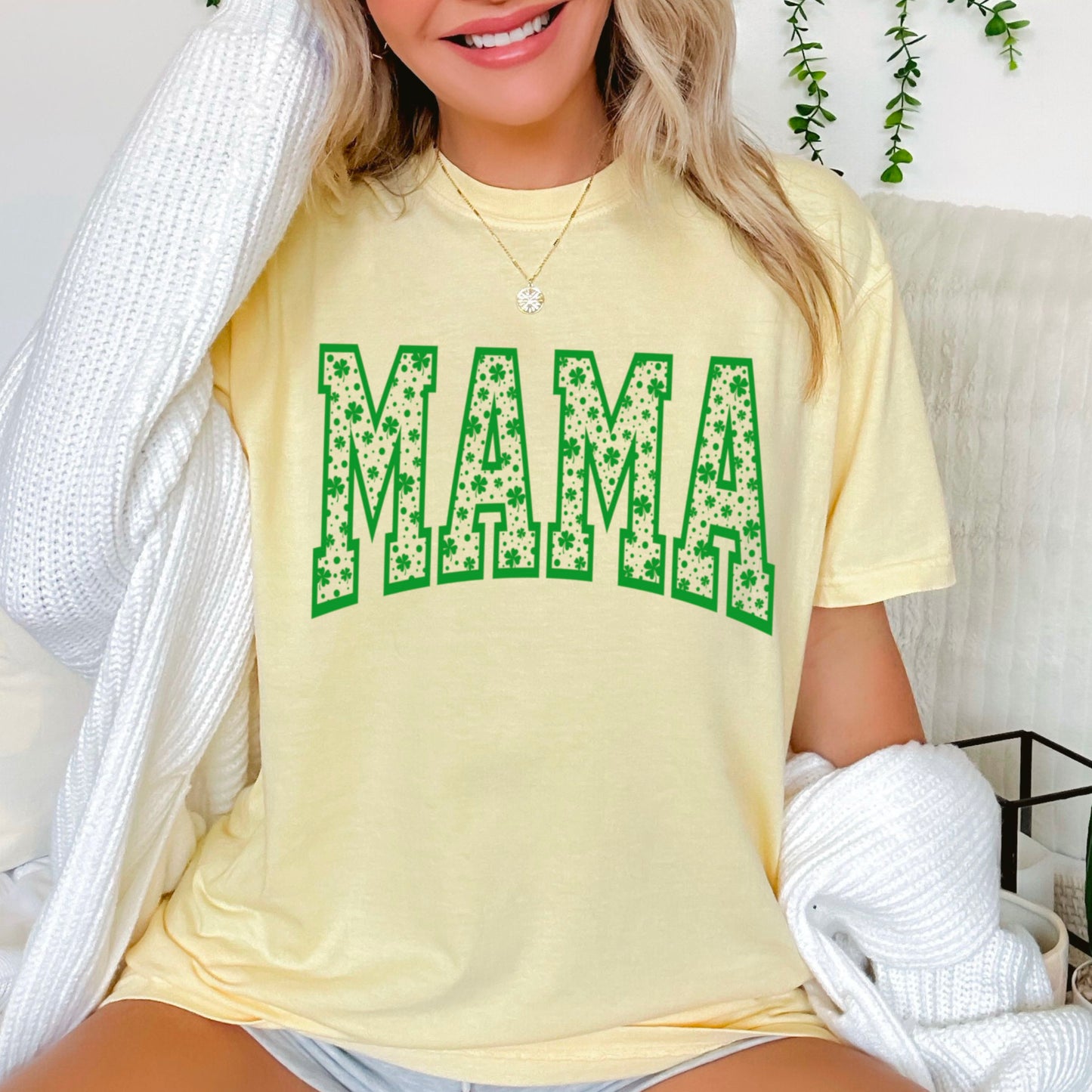 Mama St. Patrick’s Day Comfort Color Graphic Tee