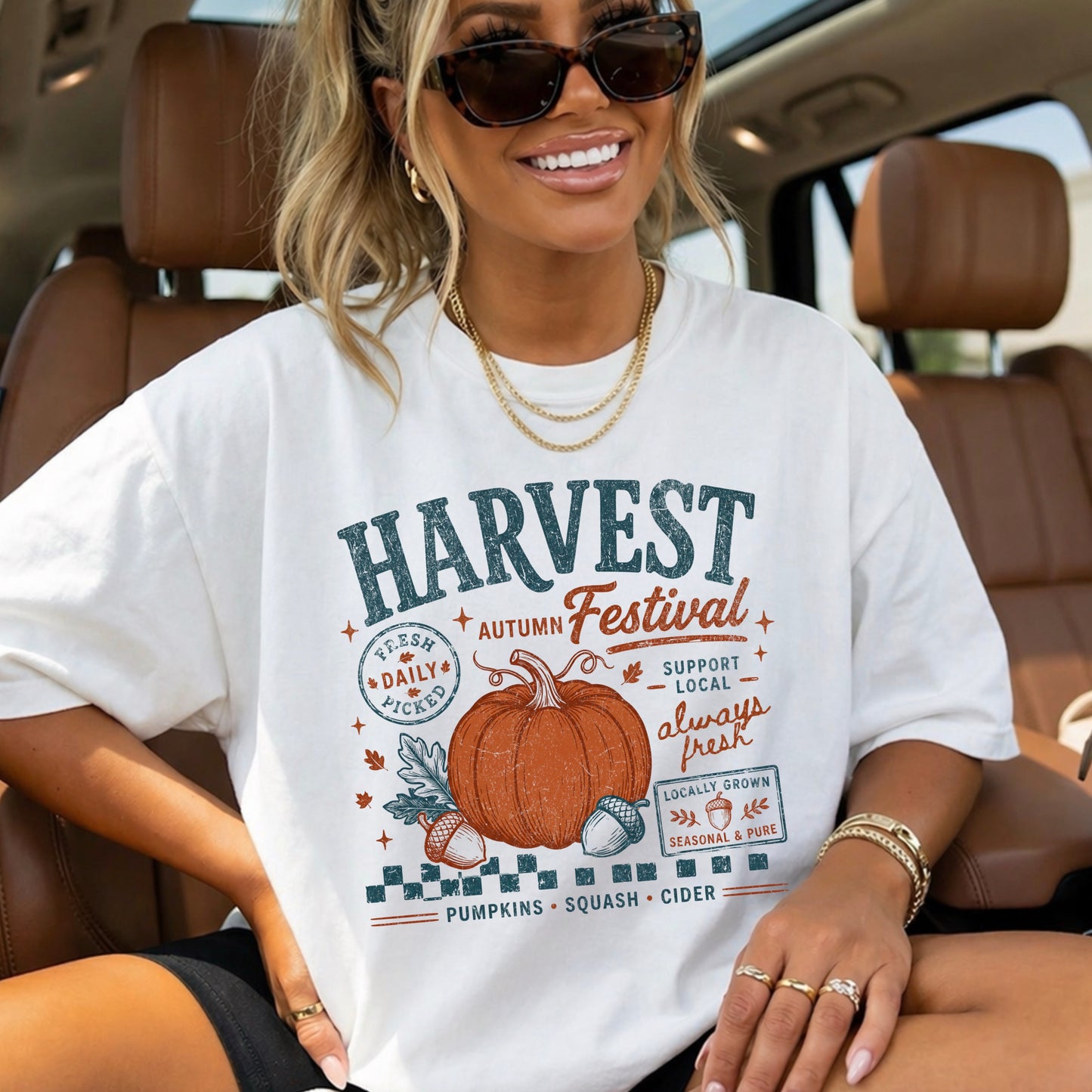 Harvest Festival Comfort Color Graphic Tee