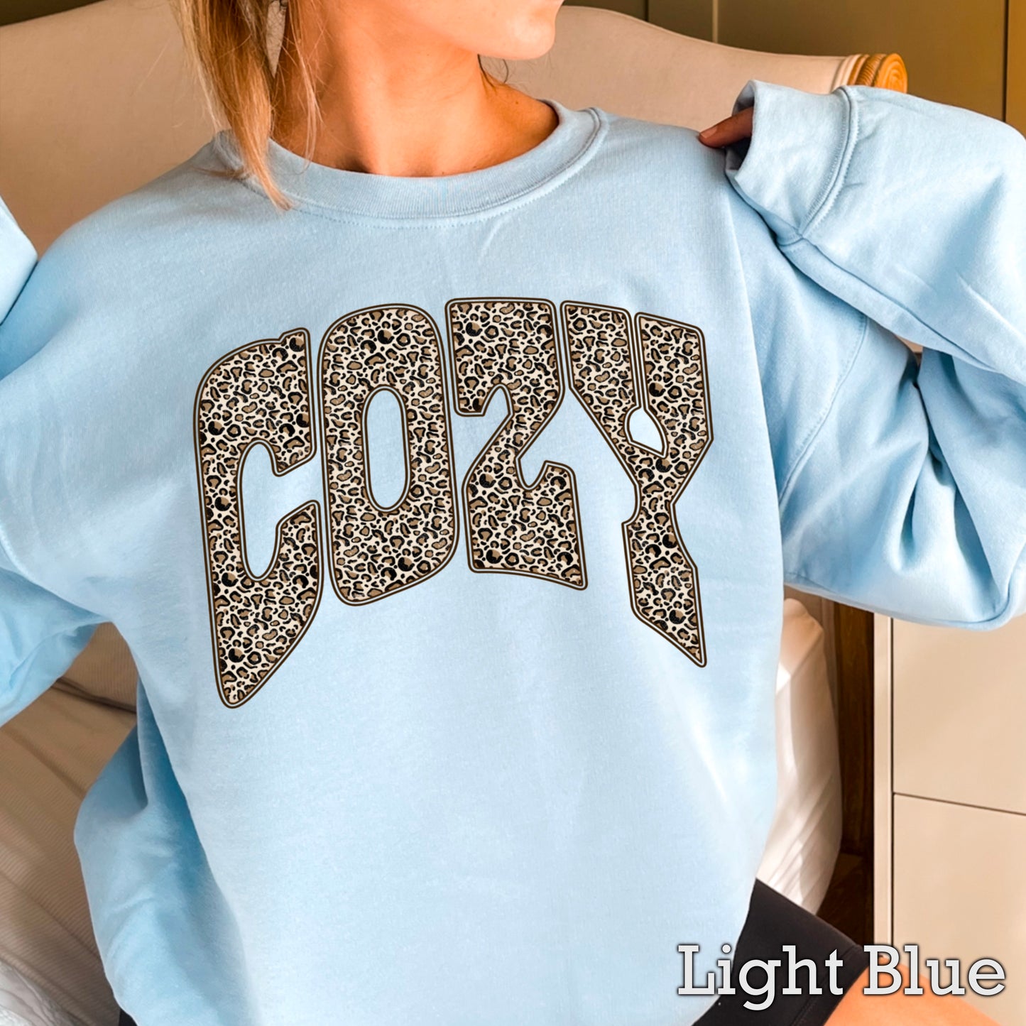 Leopard Cozy Crewneck Sweatshirt