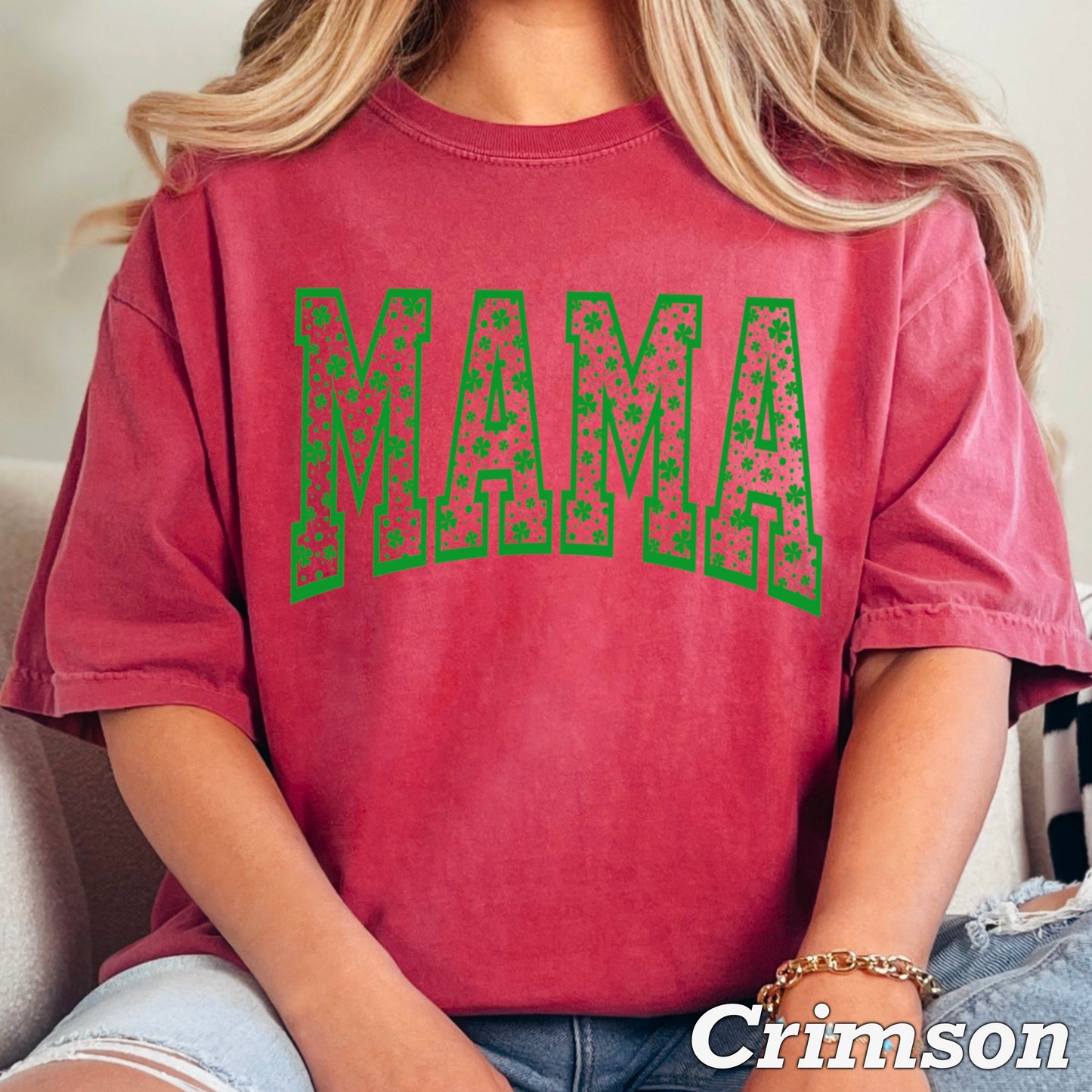Mama St. Patrick’s Day Comfort Color Graphic Tee