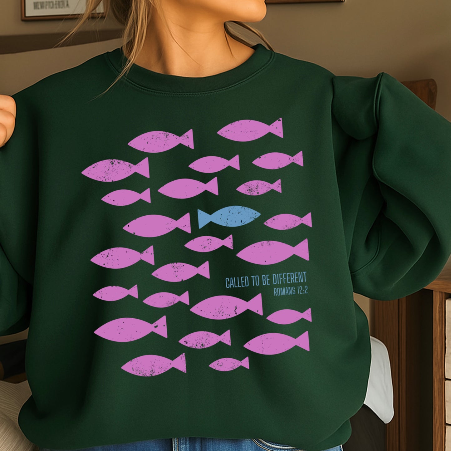 Called To Be Different Christian Crewneck Sweatshirt