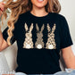 Easter Rabbit Trio Easter Comfort Color Graphic Tee