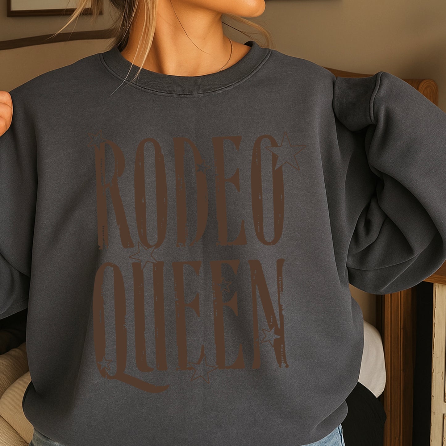 Rodeo Queen Crewneck Sweatshirt