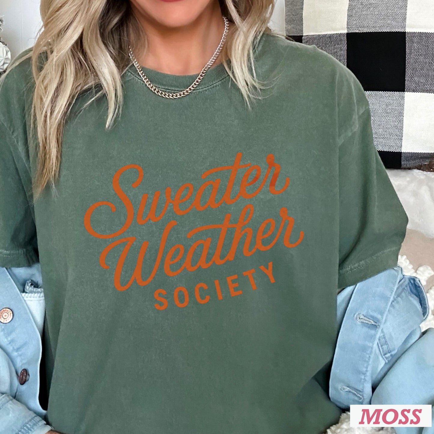 Sweater Weather Society Comfort Color Graphic Tee