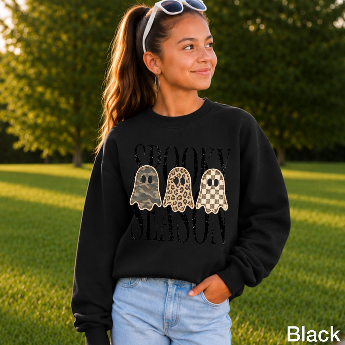 Spooky Season Youth Crewneck Sweatshirt