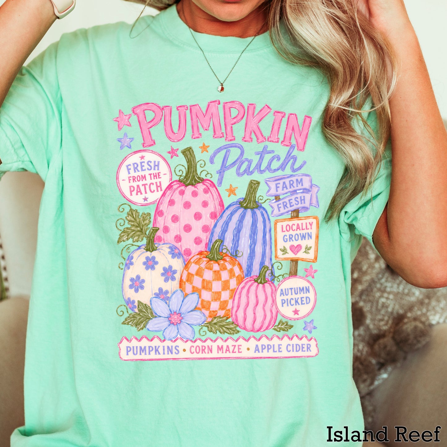 Pumpkin Patch Comfort Color Graphic Tee