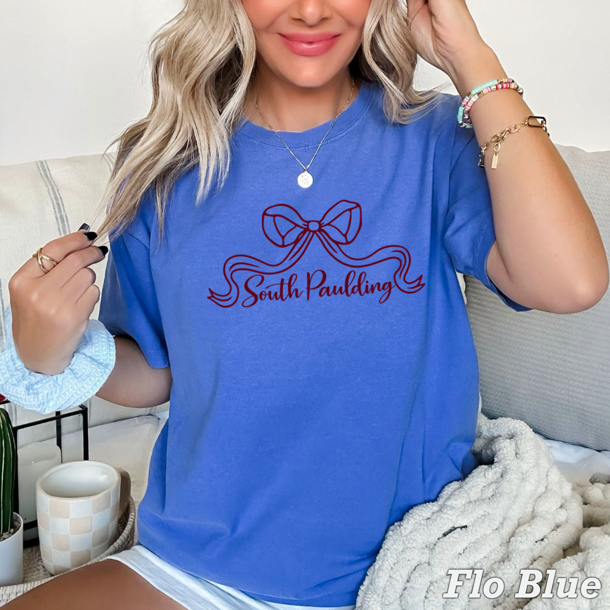 Spartans Coquette Bow Comfort Color Graphic Tee