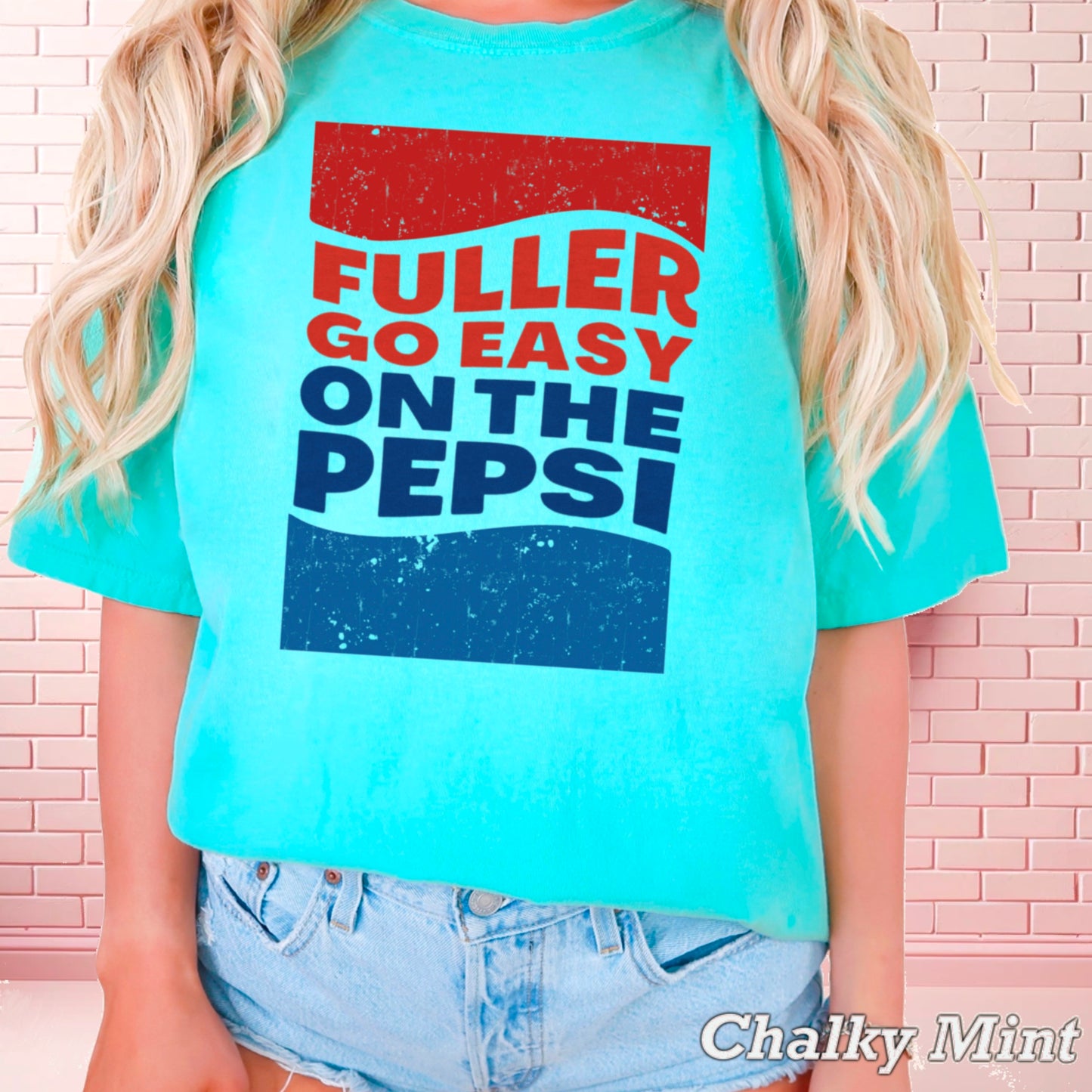 Fuller Go Easy On The Pepsi Comfort Color Graphic Tee