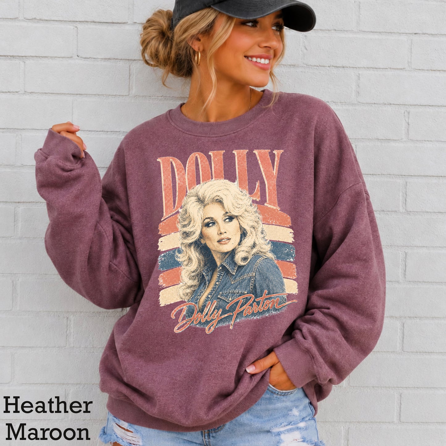Retro Dolly Crewneck Sweatshirt