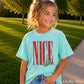 Nice -ish Christmas Youth Comfort Color T-Shirt