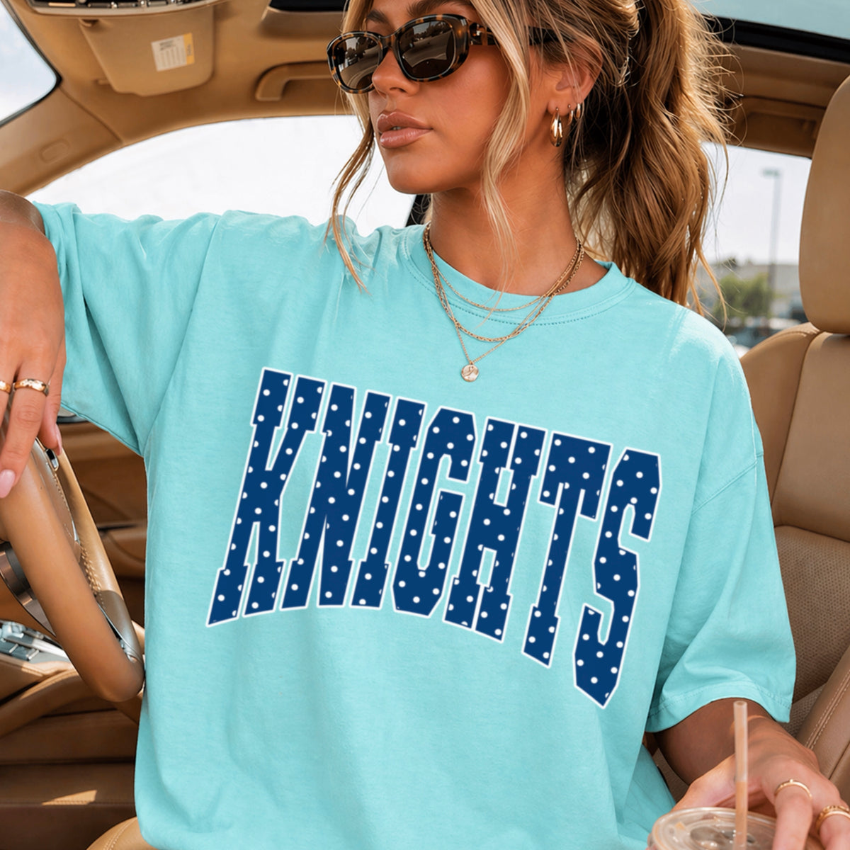 Knights Comfort Color Graphic Tee