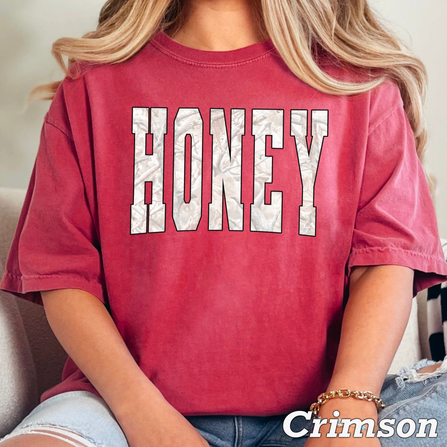 Honey Comfort Color Graphic Tee
