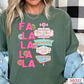 Fa La La Comfort Color Graphic Tee