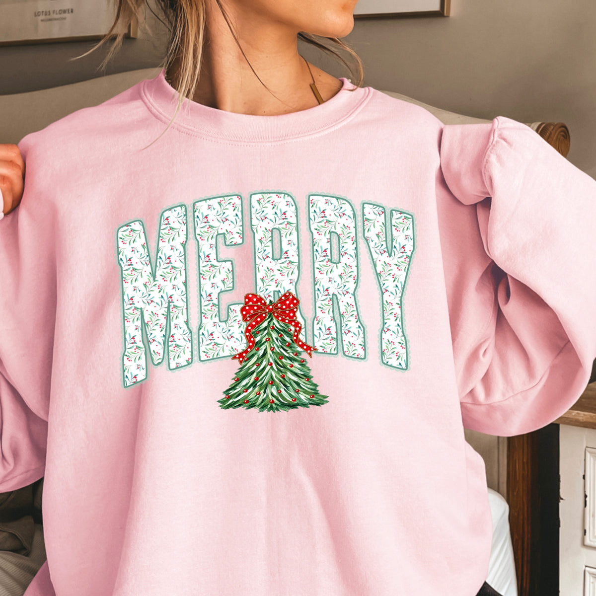 Merry Christmas Crewneck Sweatshirt