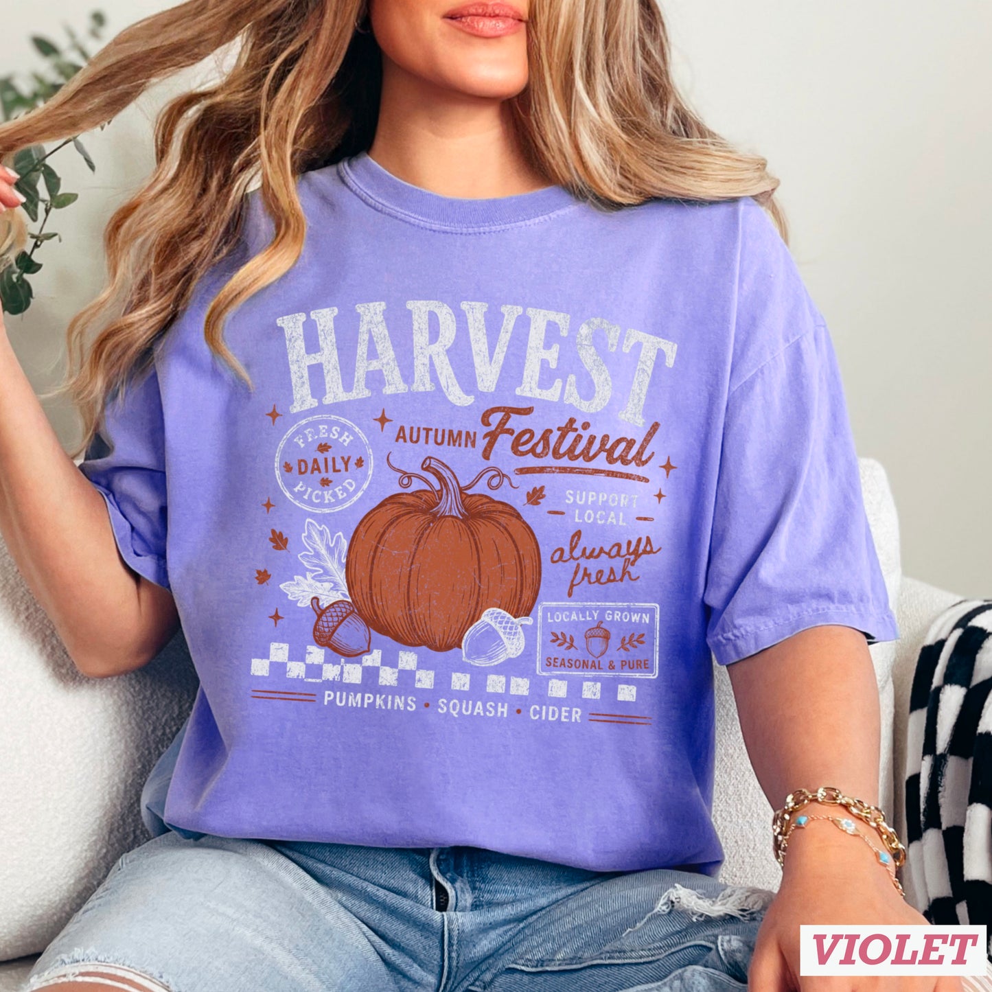 Harvest Festival Comfort Color Graphic Tee