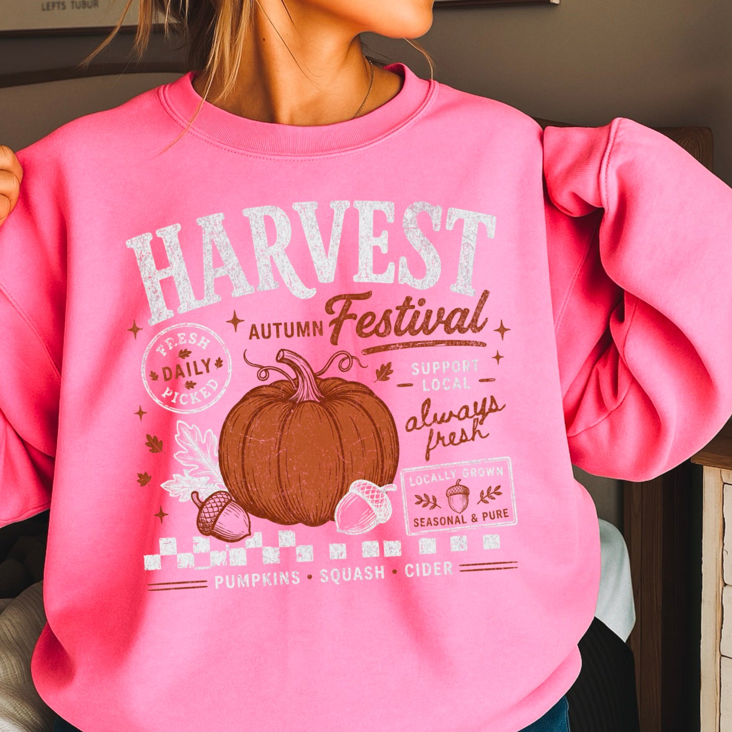 Harvest Festival Fall Crewneck Sweatshirt