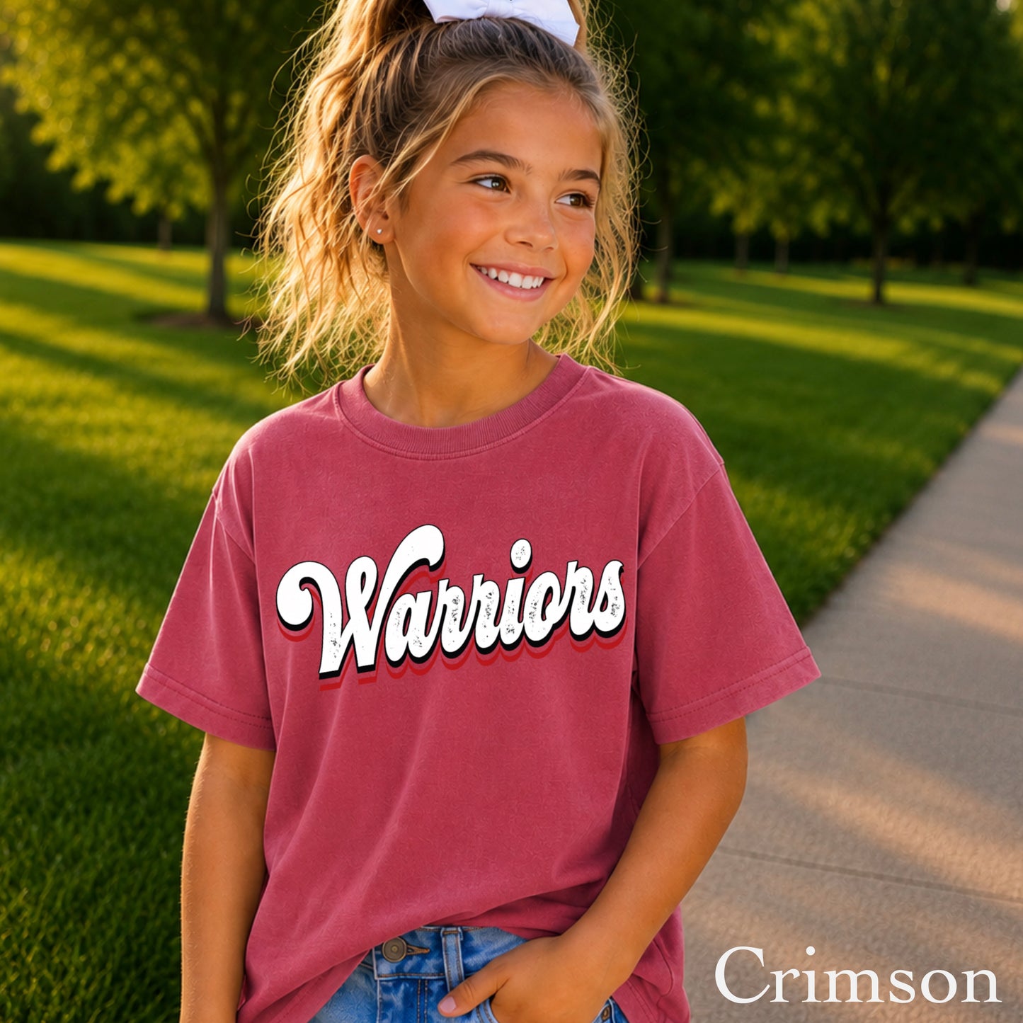 Warriors Youth Comfort Color T-Shirt