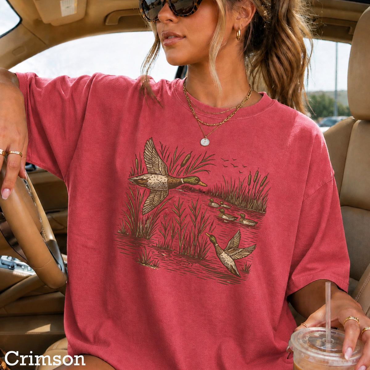 Mallard Ducks Comfort Color Graphic Tee