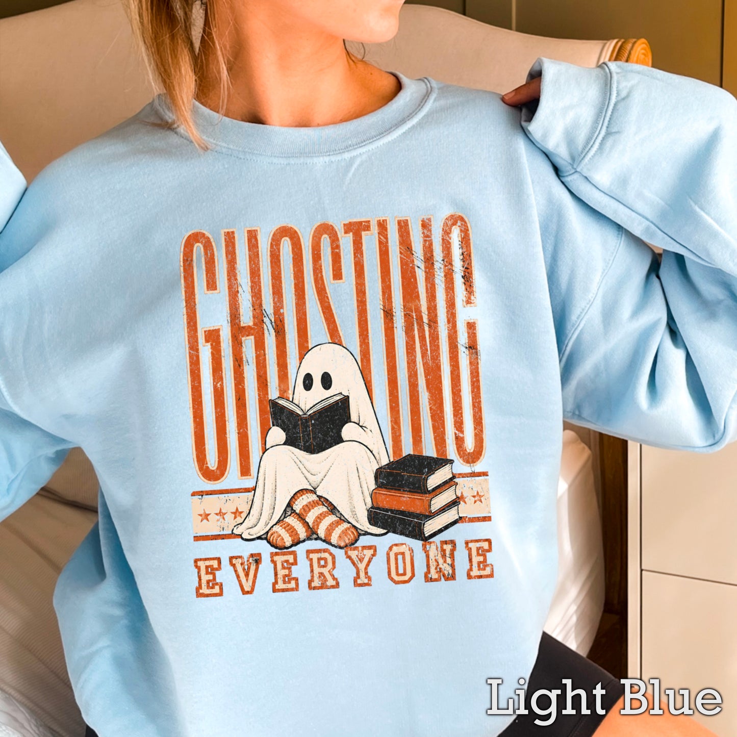 Ghosting Everyone Halloween Sweatshirt