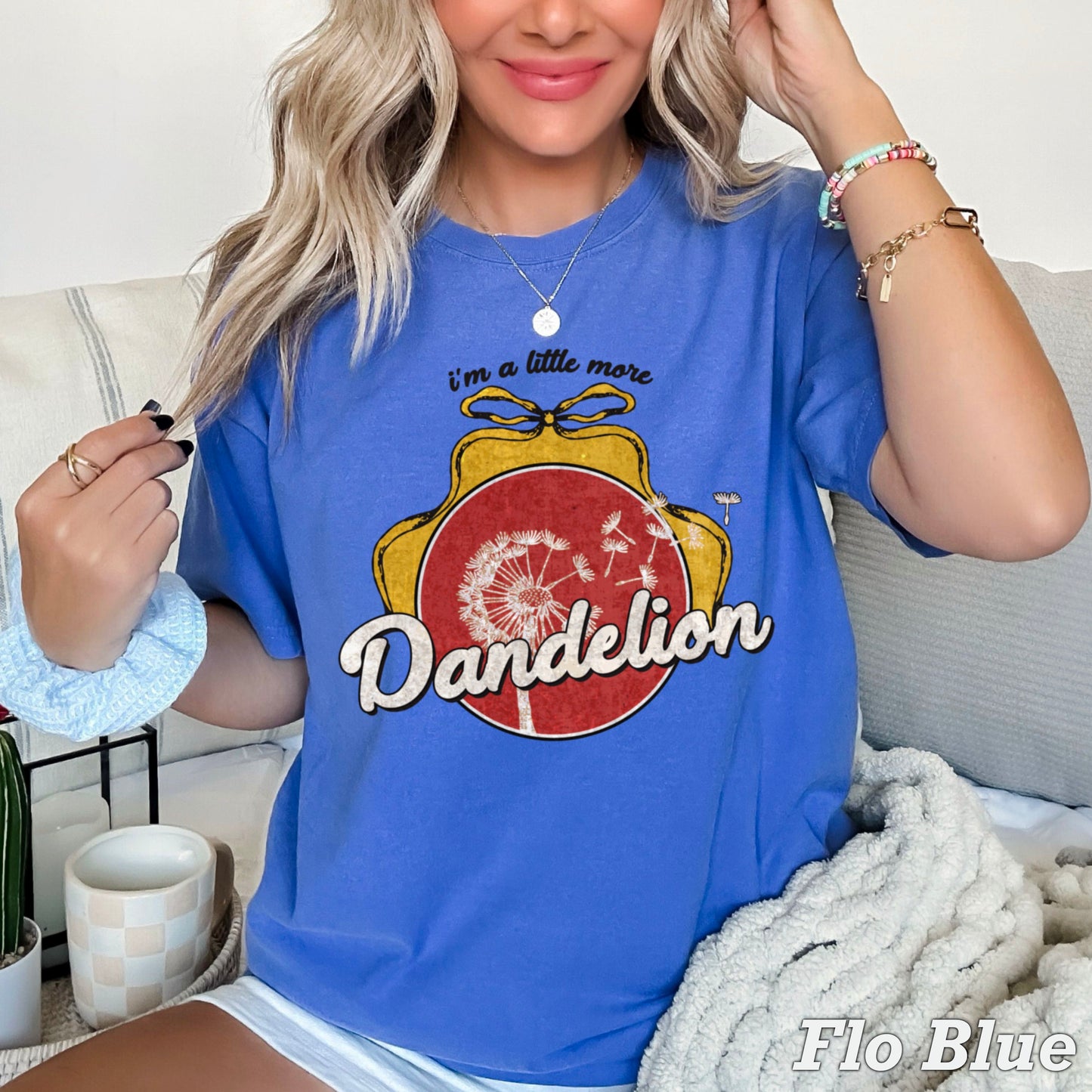 I’m A Little More Dandelion Comfort Color Graphic Tee
