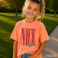 Nice -ish Christmas Youth Comfort Color T-Shirt