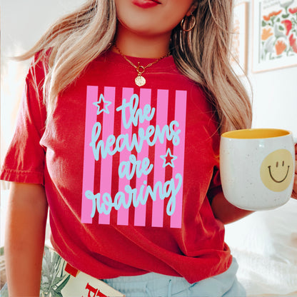 The Heavens Are Roaring Comfort Color Graphic Tee