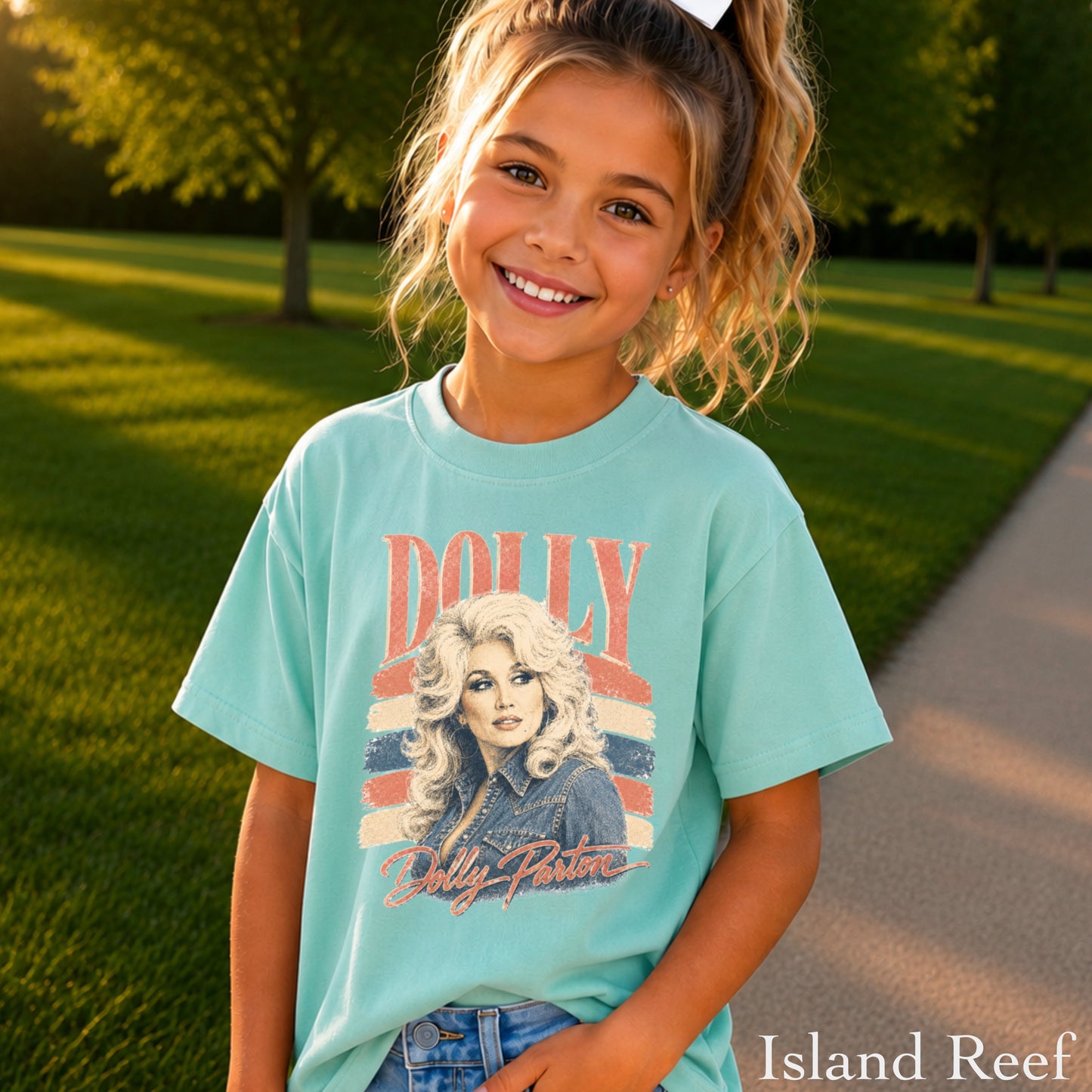 Retro Dolly Youth Comfort Color T-Shirt
