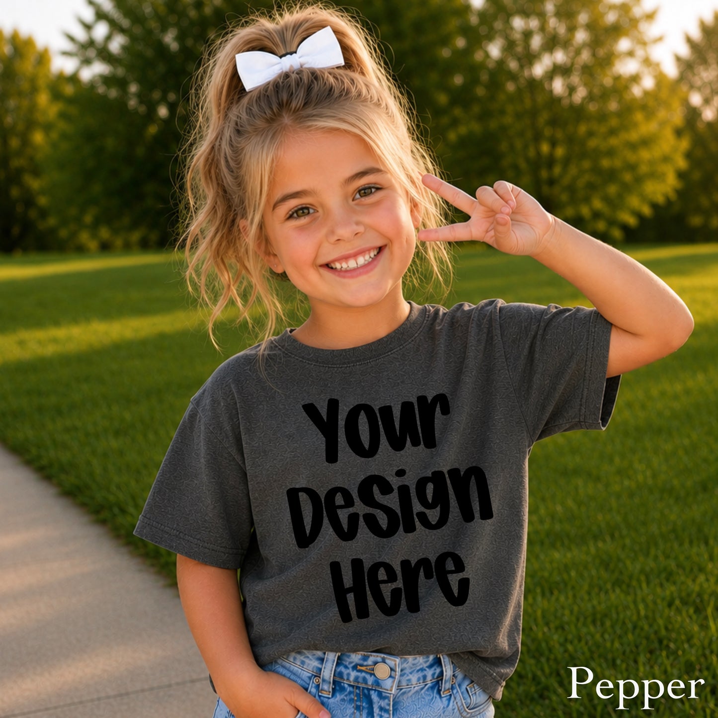 Custom Youth Print On Demand Comfort Color T-Shirt