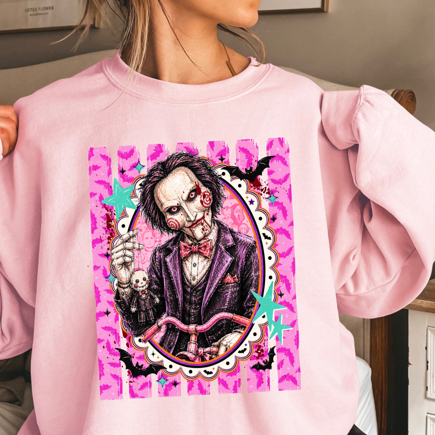 Horror Film Character Crewneck Sweatshirt