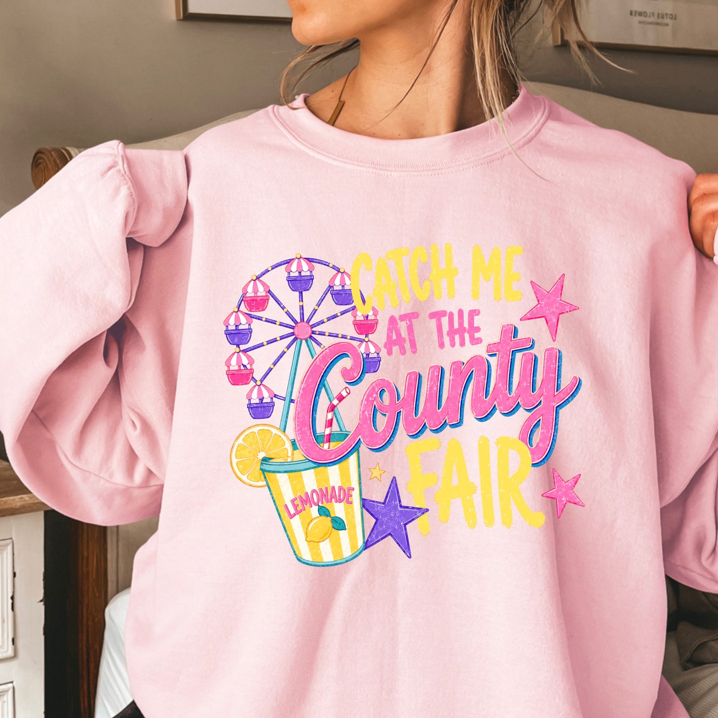 Catch Me At The County Fair Crewneck Sweatshirt