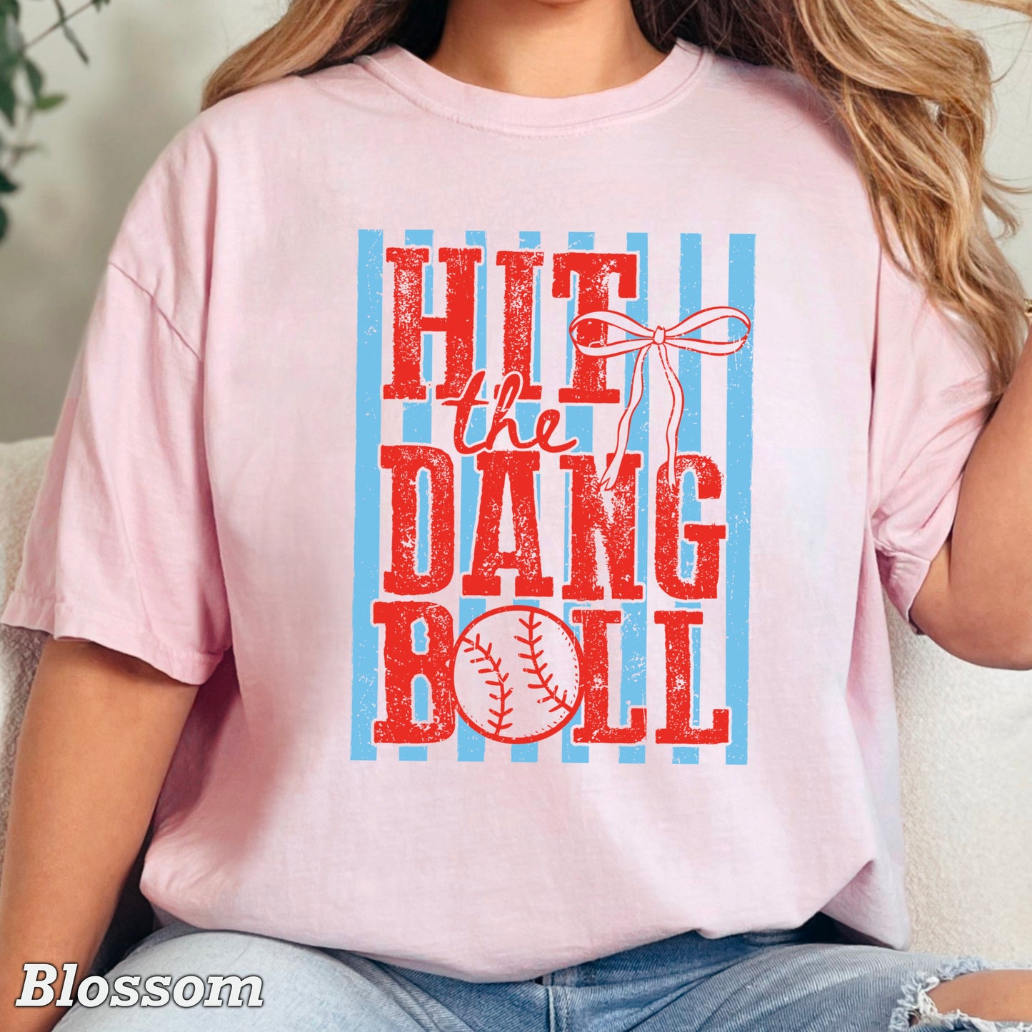 Hit The Dang Ball Comfort Color Graphic Tee