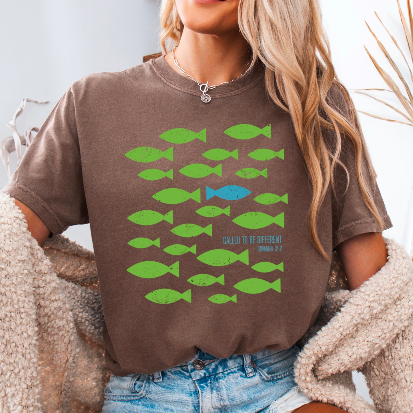 Called To Be Different Christian Comfort Color Graphic Tee