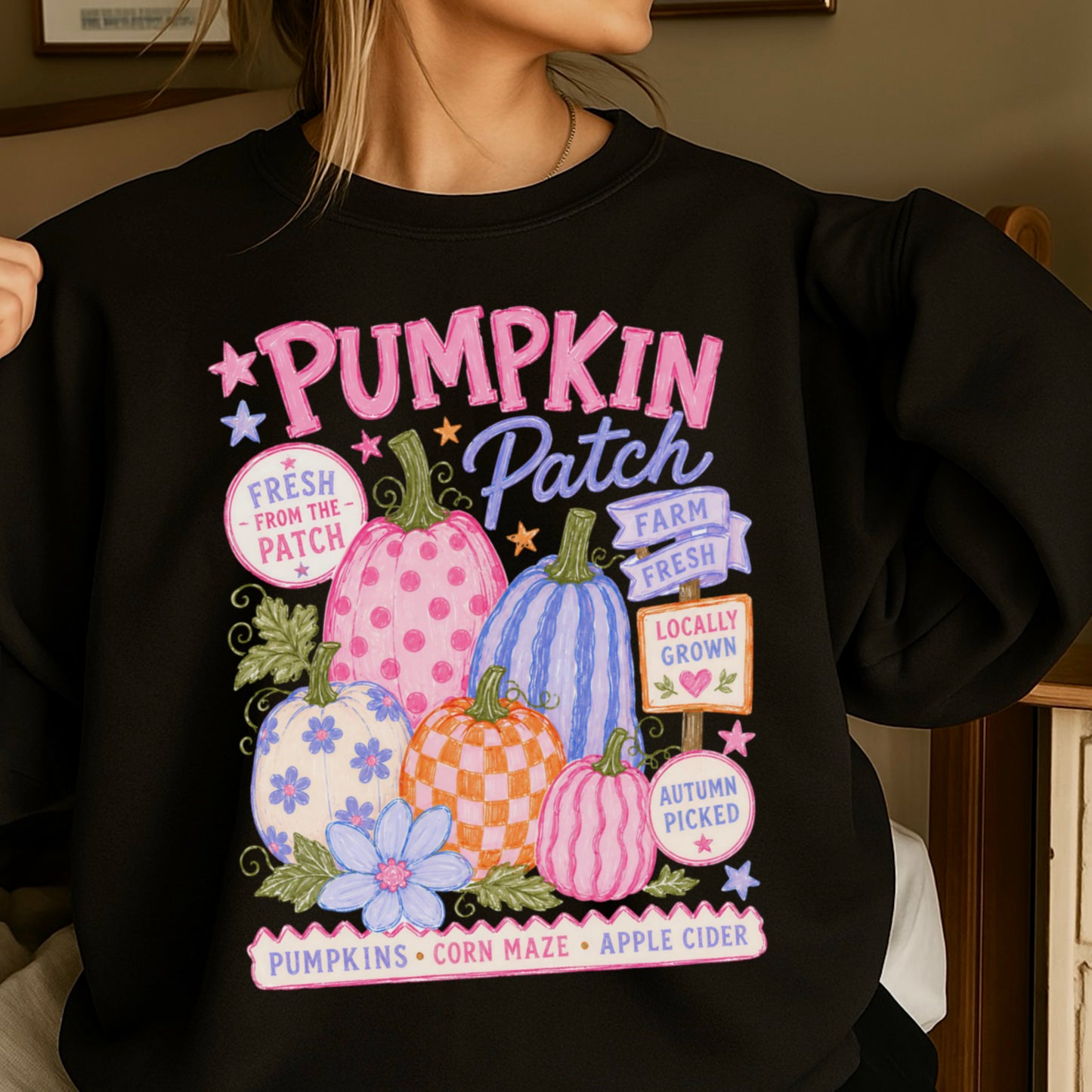 Pumpkin Patch Crewneck Sweatshirt