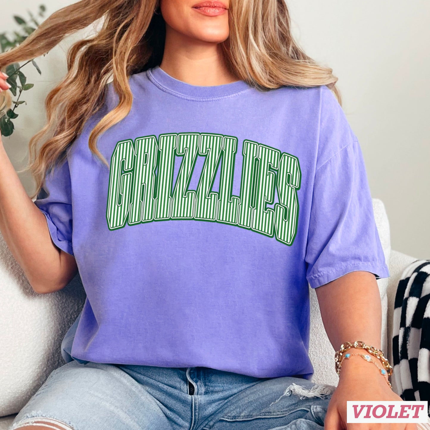 Grizzlies Comfort Color Graphic Tee