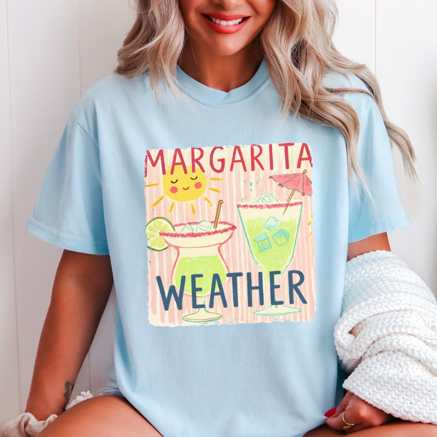 Margarita Weather Comfort Color Graphic Tee