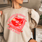 You Make My Heart Skip A Beat Valentine’s Day Crewneck Sweatshirt