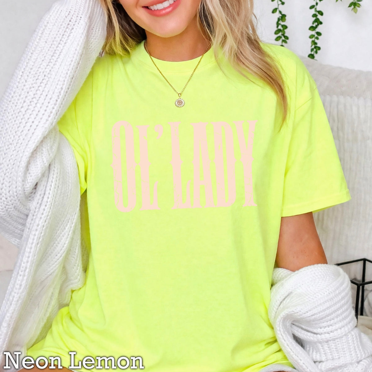 Ol’ Lady Comfort Color Graphic Tee