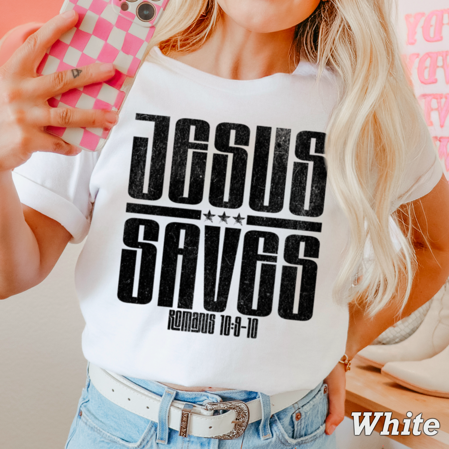 Jesus Saves Comfort Color Graphic Tee