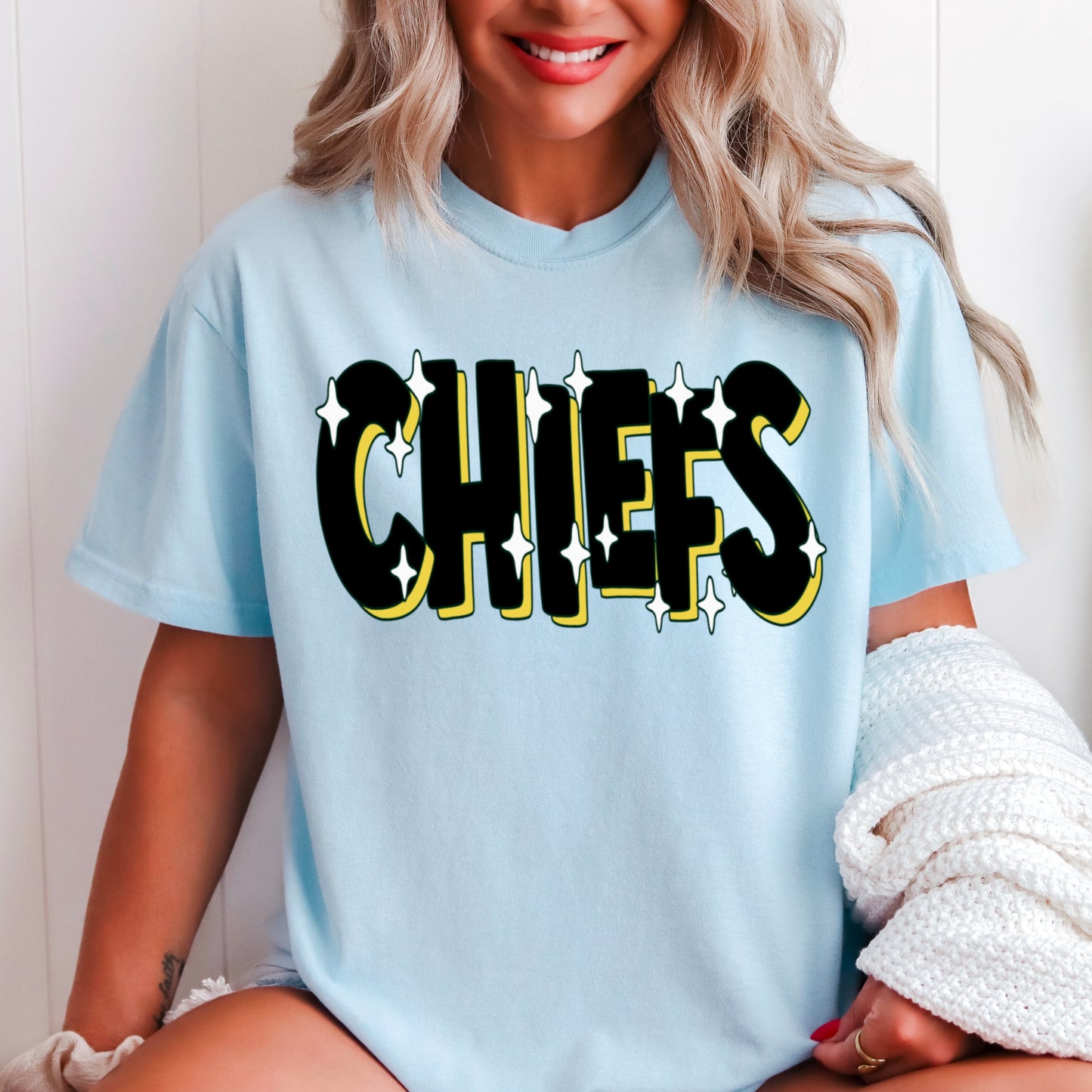 Chiefs  Comfort Color Graphic Tee