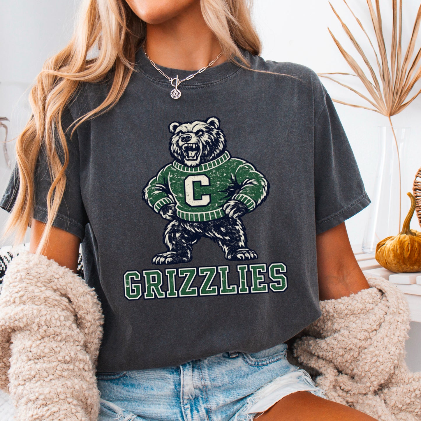 Grizzlies Comfort Color Graphic Tee