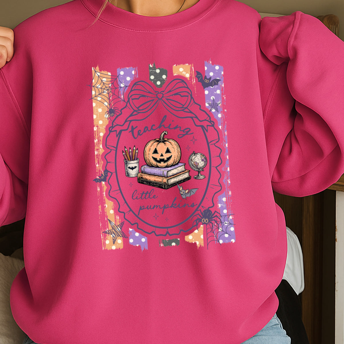 Teaching Little Pumpkins Halloween Sweatshirt
