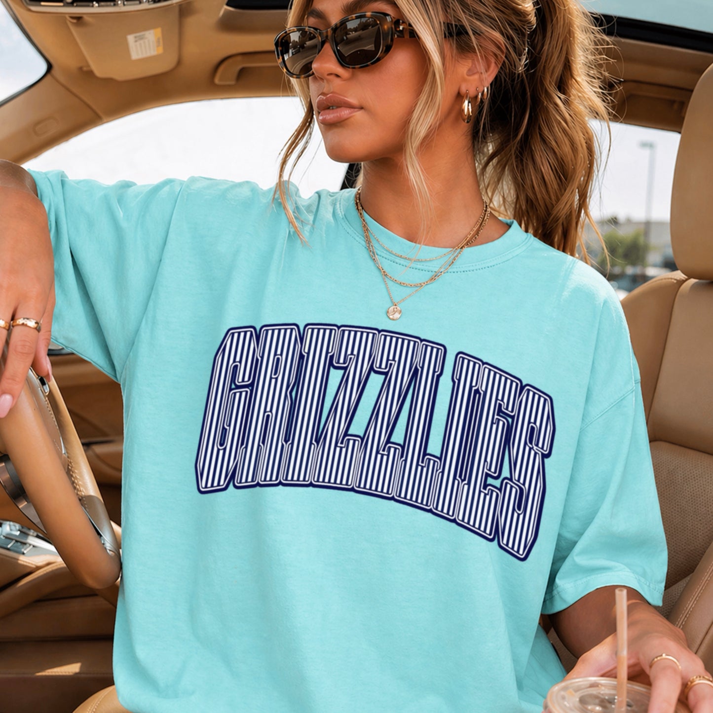 Grizzlies Comfort Color Graphic Tee