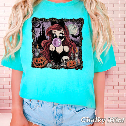 Halloween Princess Halloween Comfort Color Graphic Tee
